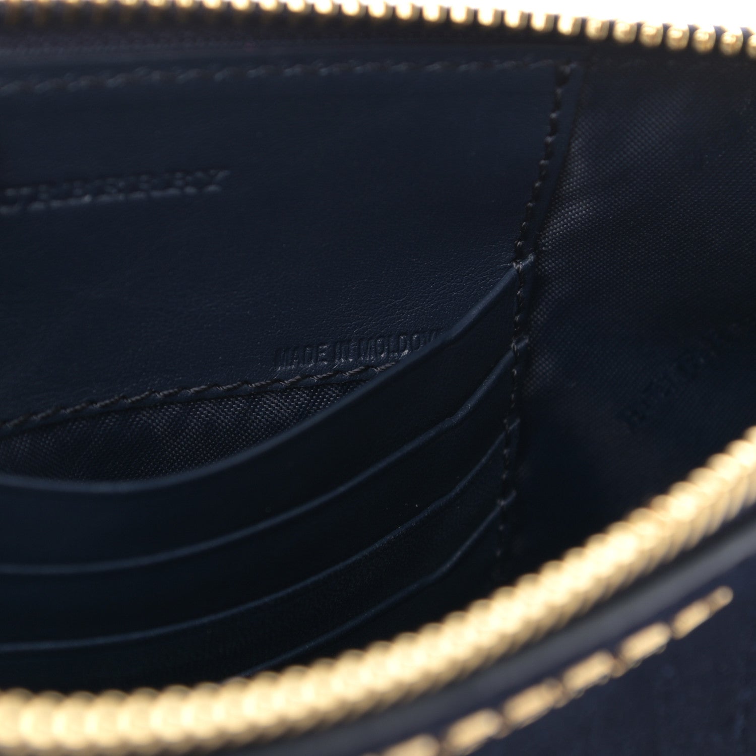 Burberry Suede Fringe Peyton Crossbody Clutch Bag Blue 7 of 11