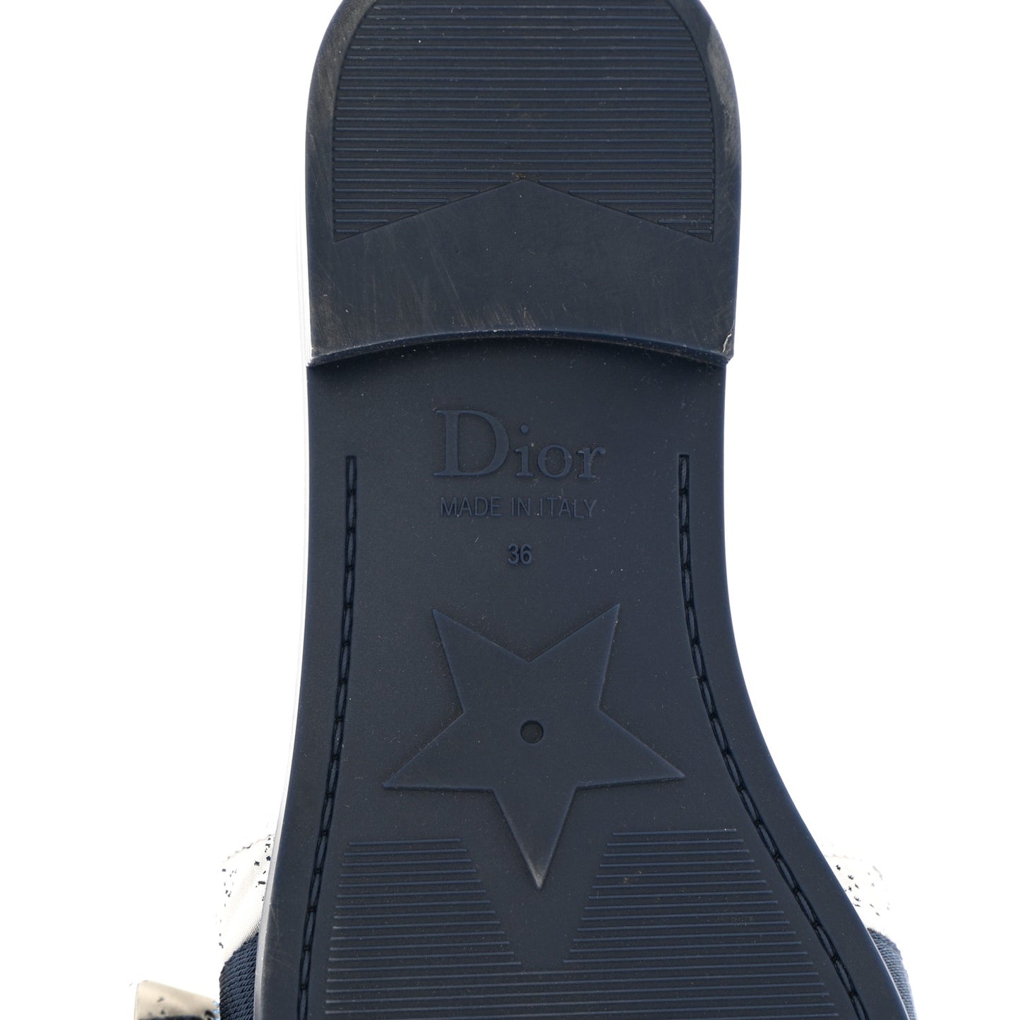 Canvas Dior(e)volution Mule Slide Sandals 36 Deep Blue