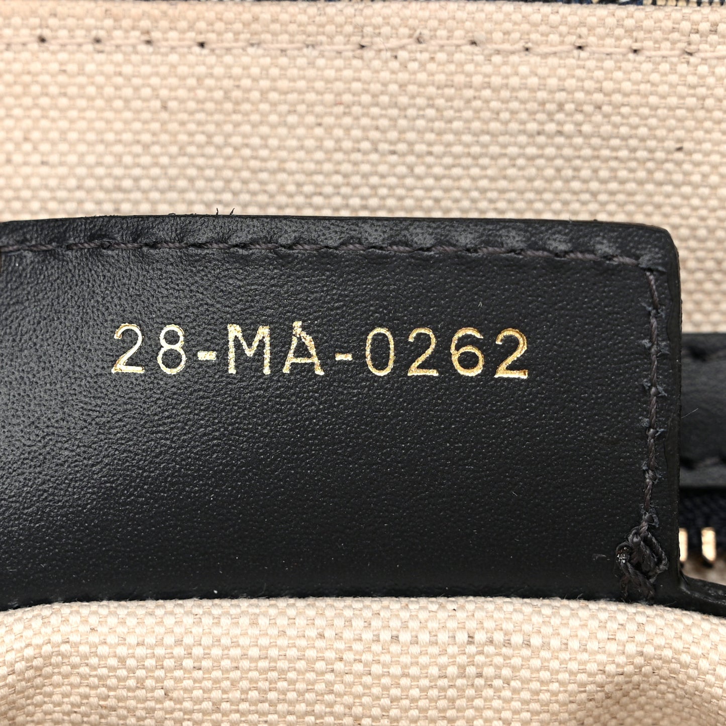 CHRISTIAN DIOR Oblique Saddle Bag With Strap Blue