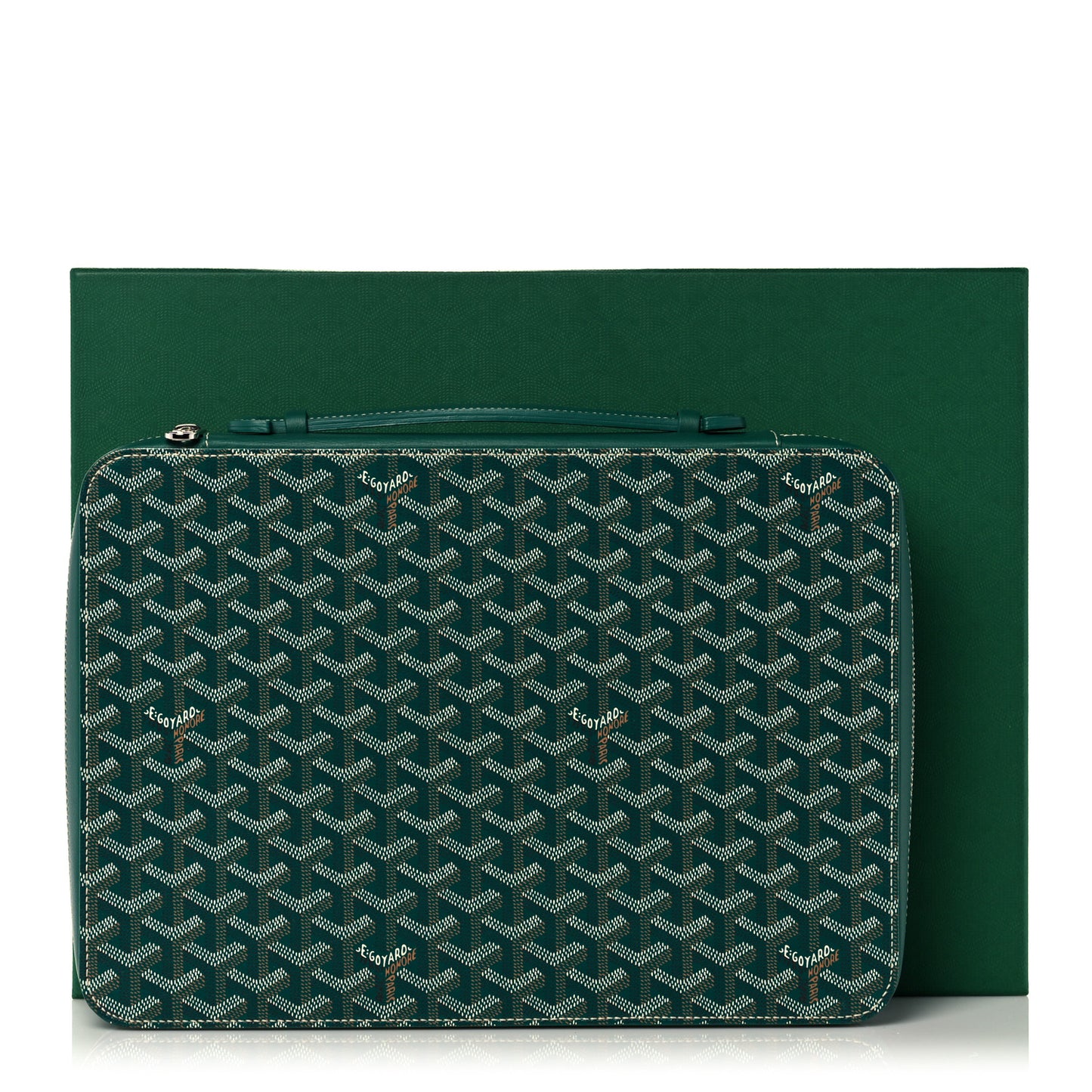 Goyardine Universal Companion Portfolio Green