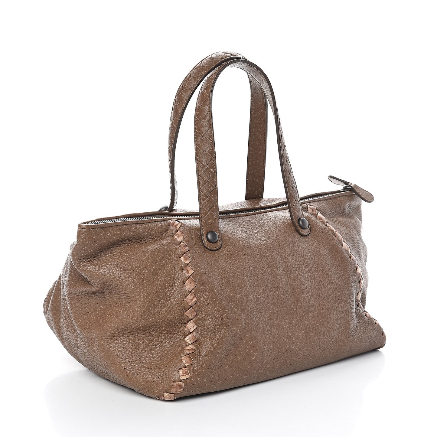 Cervo Intrecciato Pekary Tote Cigar