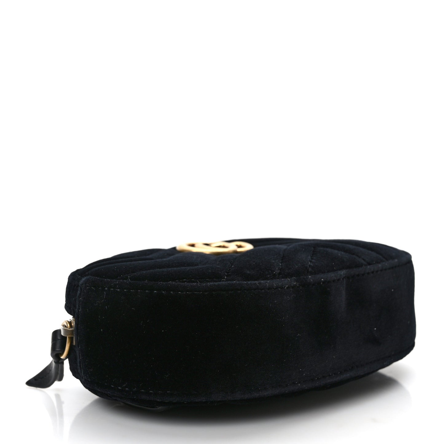 Velvet Matelasse GG Marmont Belt Bag 75 30 Black