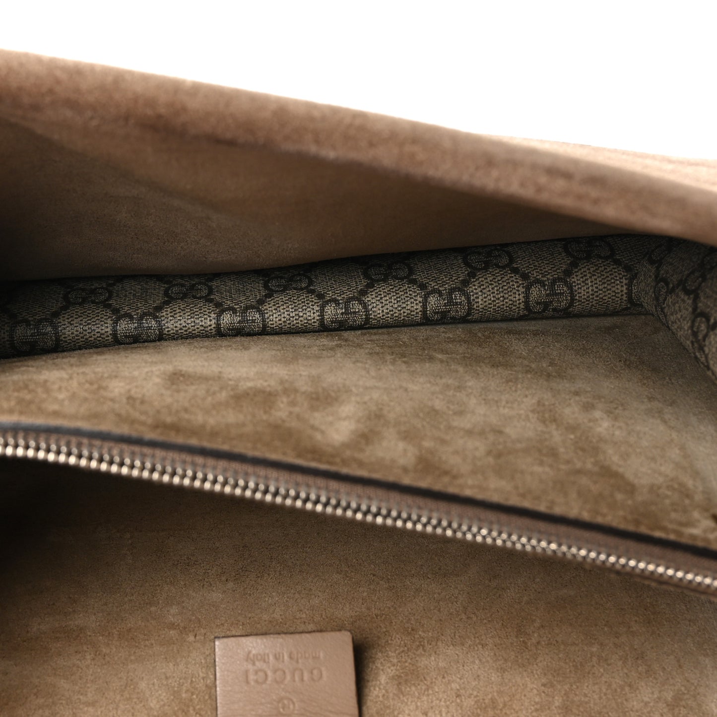 GG Supreme Monogram Small Dionysus Shoulder Bag Taupe