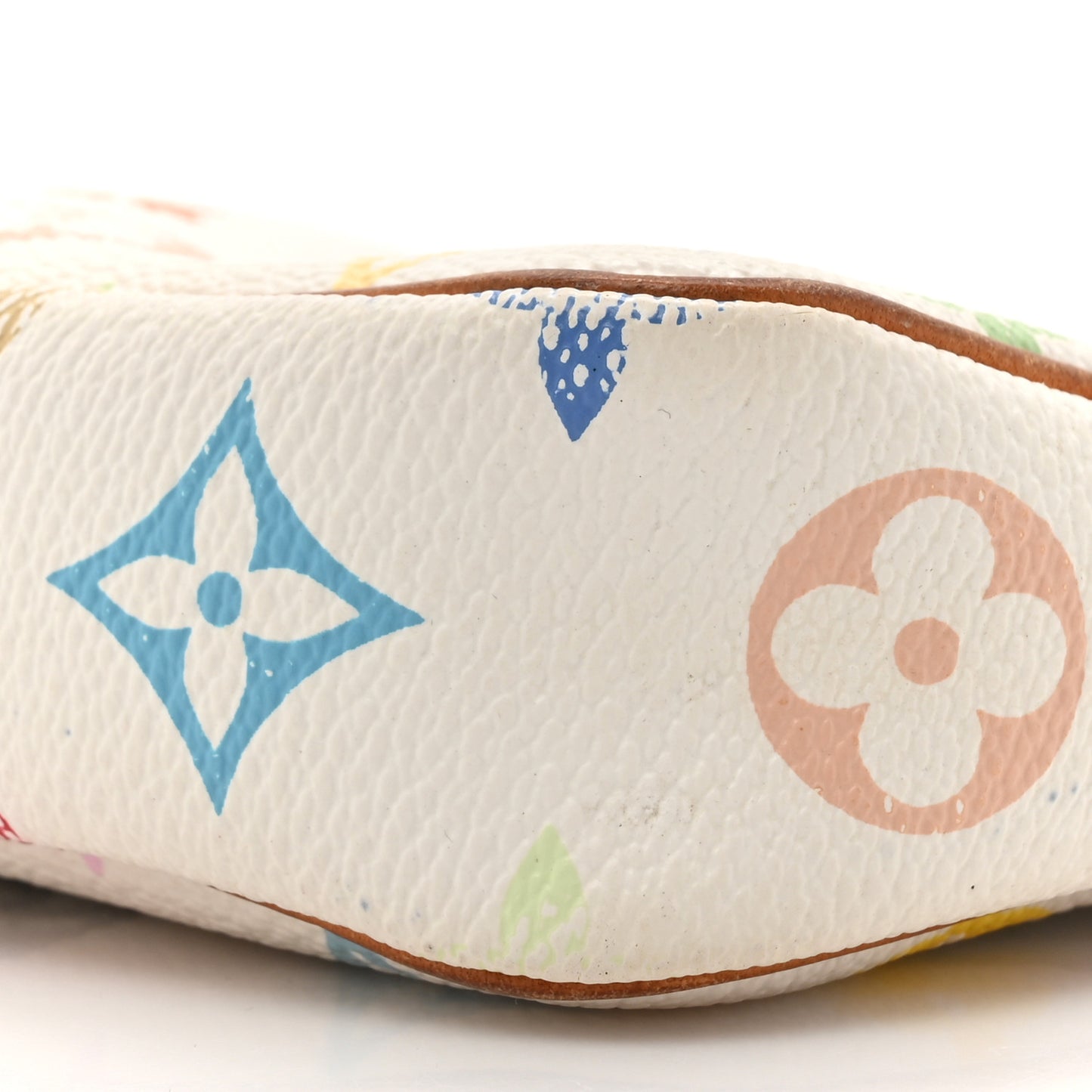 Monogram Multicolor Pochette Accessories White