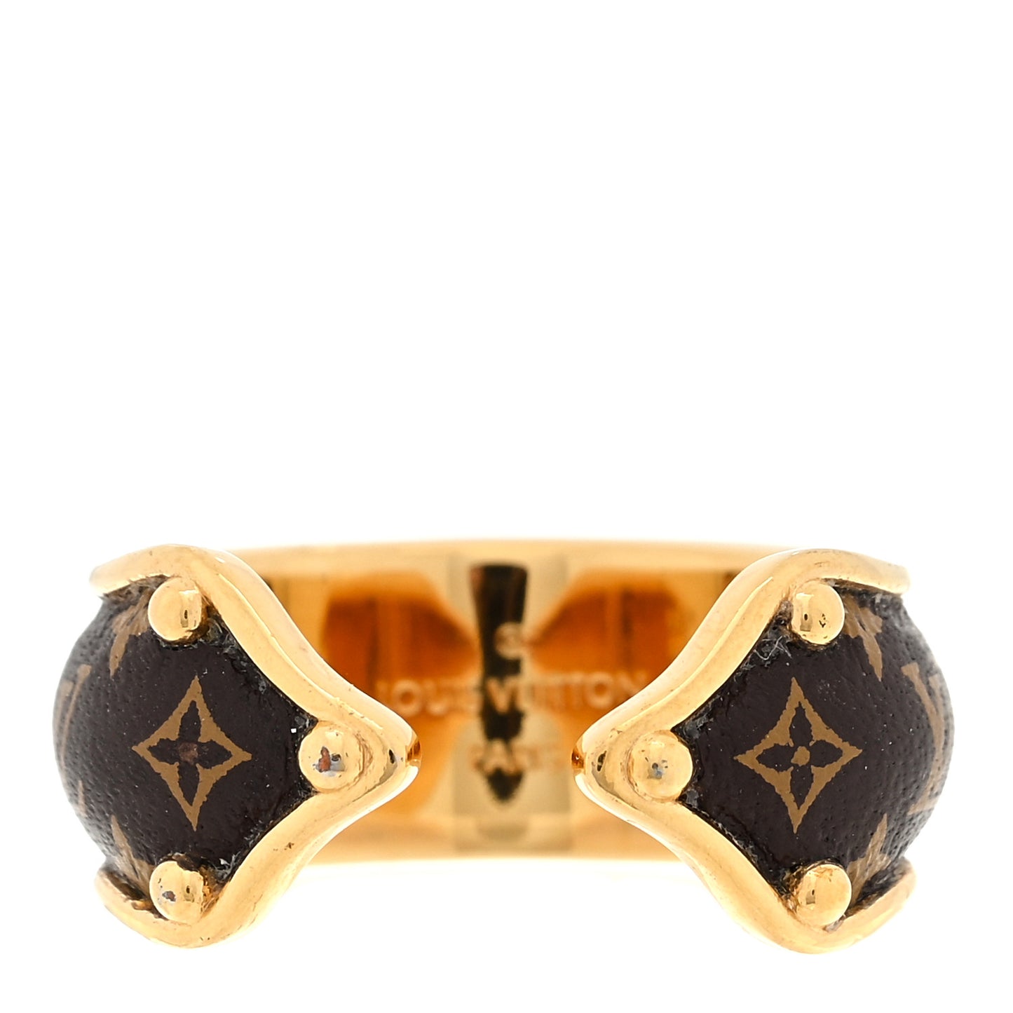 Metal LV Instinct Set of 2 Rings L 52 6 Silver Gold
