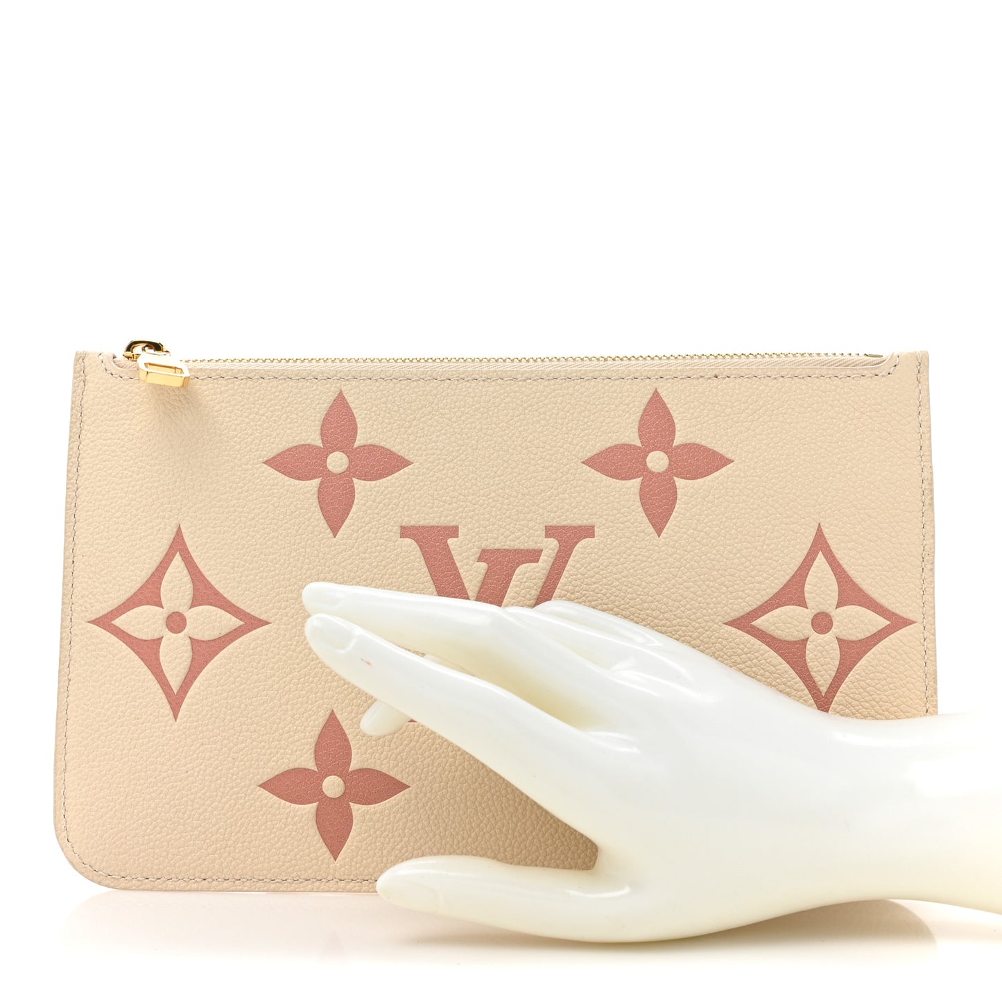Empreinte Monogram Giant Neverfull MM Pochette Creme Rose Trianon
