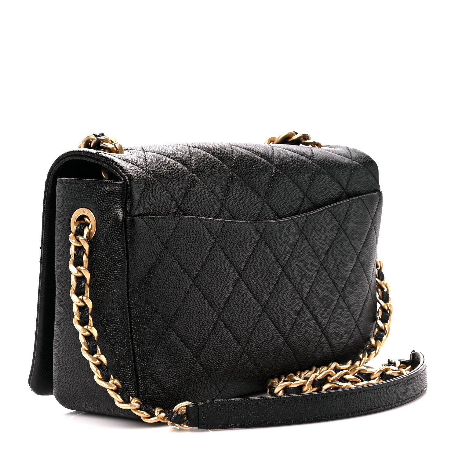 Chanel Caviar Quilted Medium Fashion Therapy Flap Bag Black 3 of 12