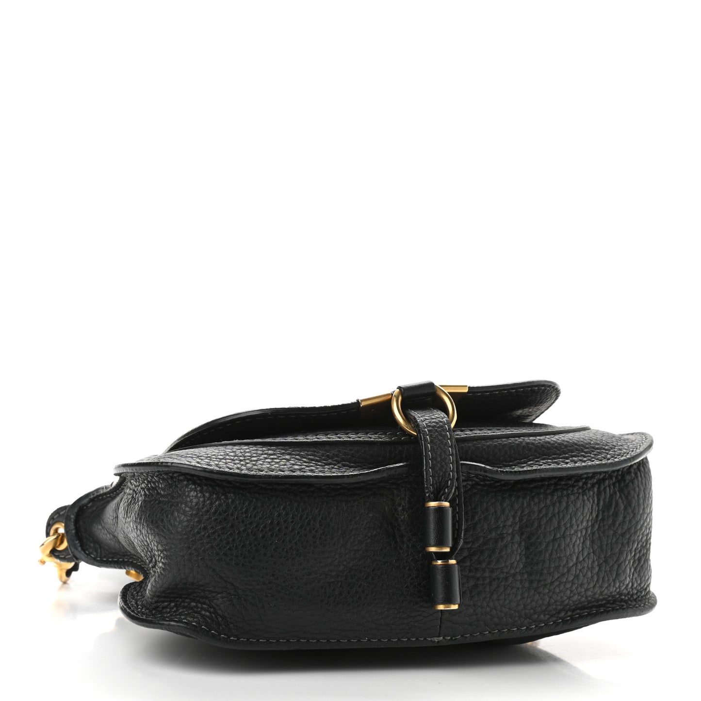 Calfskin Mini Marcie Satchel Black