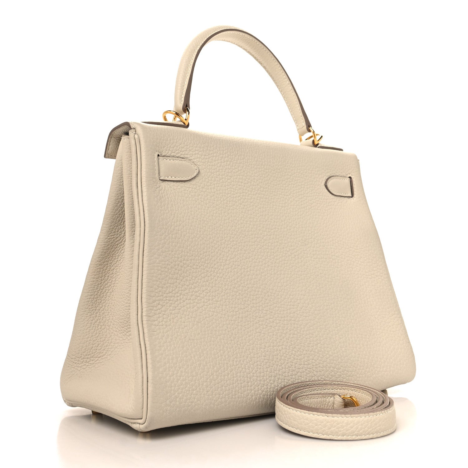Hermes Togo Kelly Retourne 28 Craie 3 of 14
