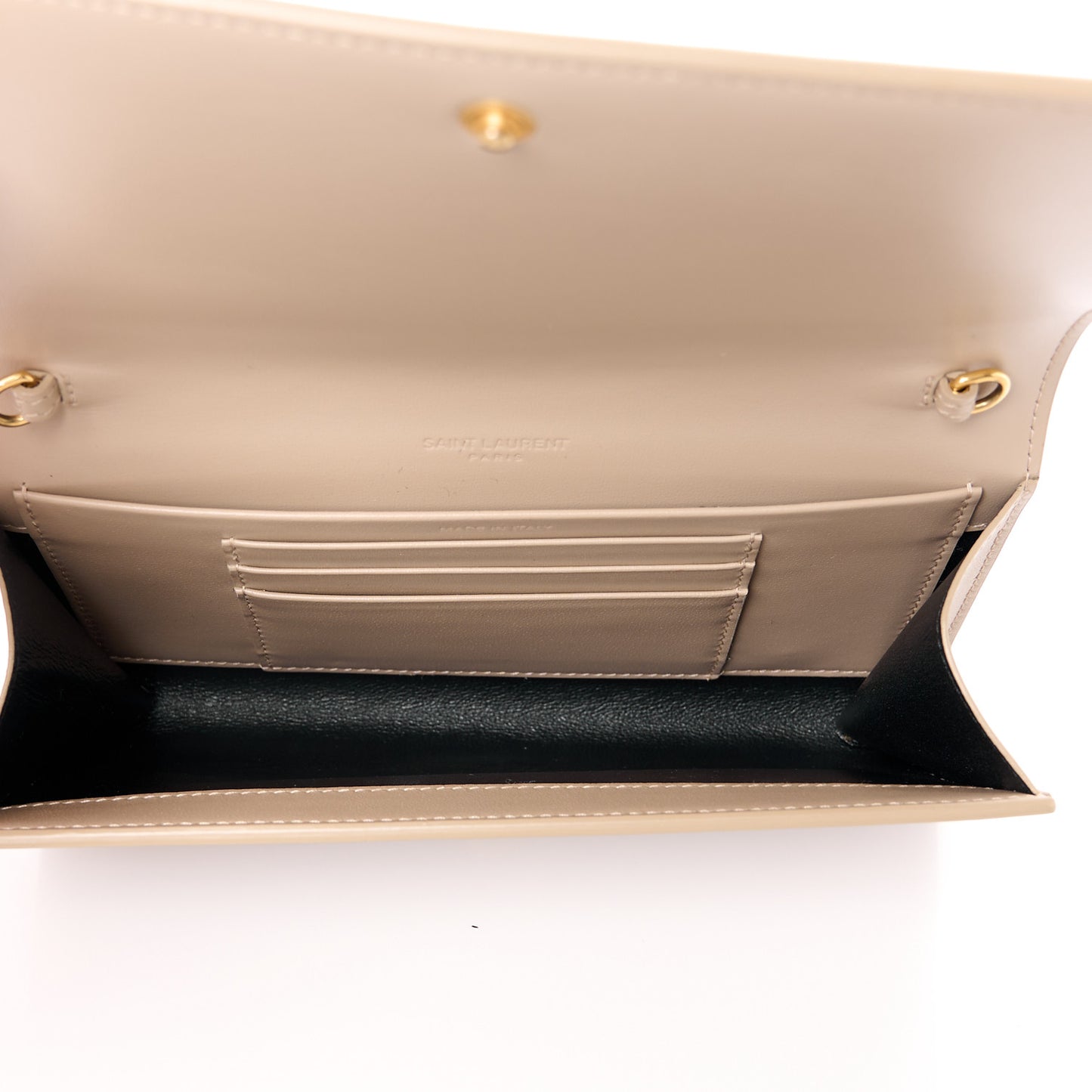 Smooth Calfskin Mini Paris Bag Dark Beige