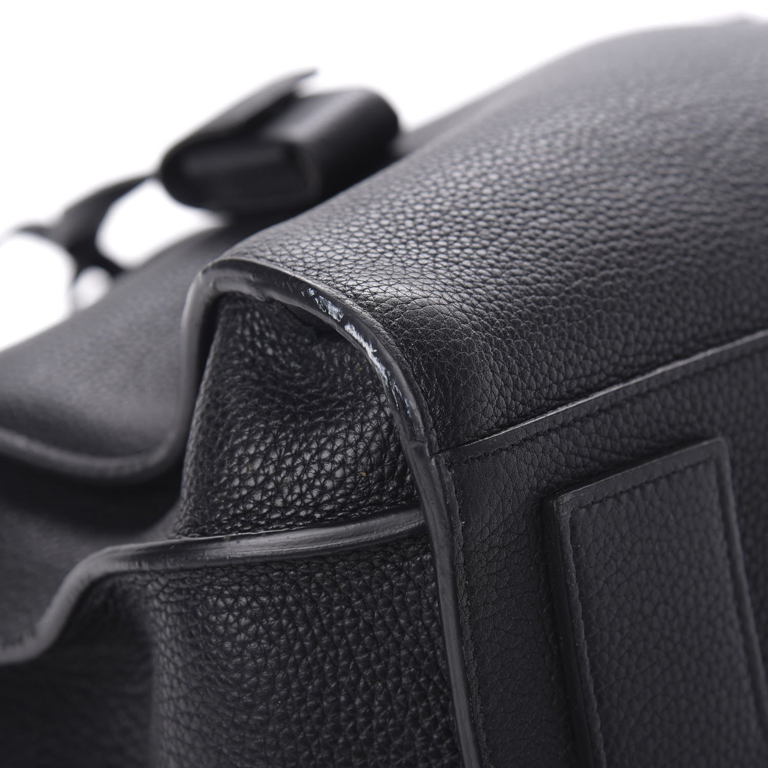 Saint Laurent Grained Calfskin Medium Souple Sac De Jour Black 12 of 13
