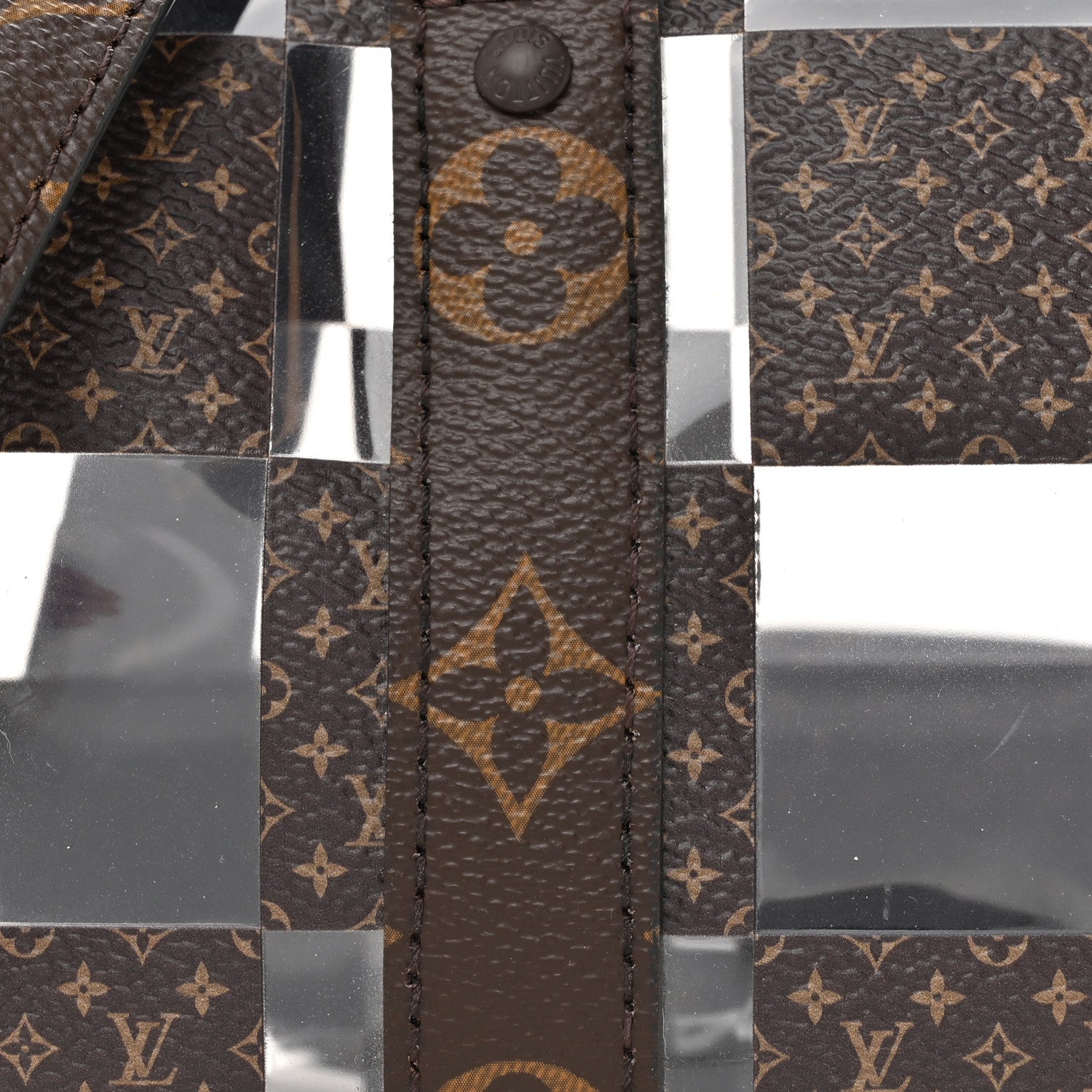 Louis Vuitton PVC Monogram Chess Keepall Bandouliere 25 7 of 13