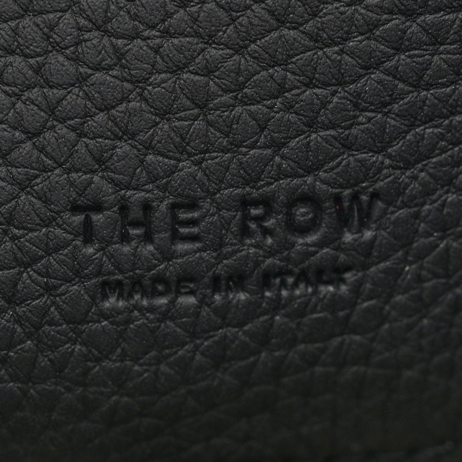 The Row Grained Calfskin Soft Margaux 10 Bag Black 6 of 9