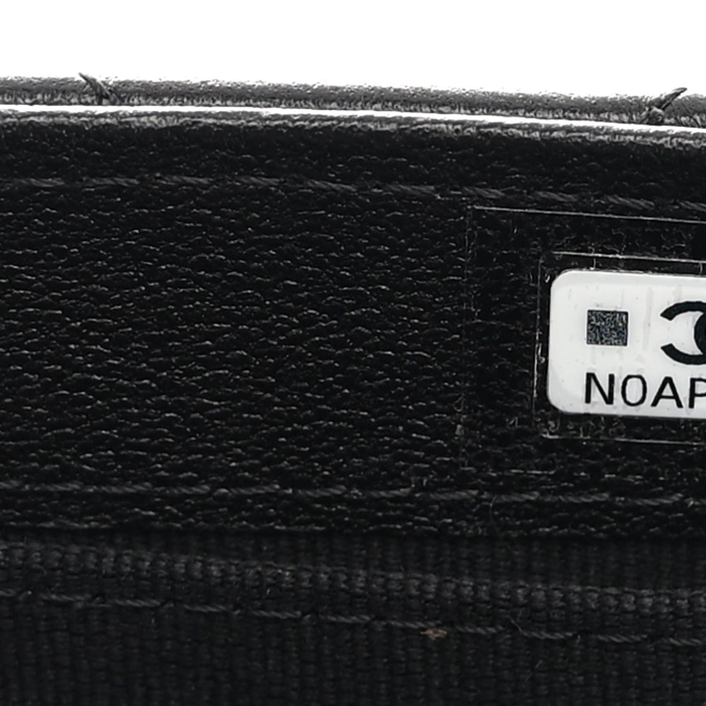 Lambskin Quilted Trendy CC Flap Phone Holder With Chain Black