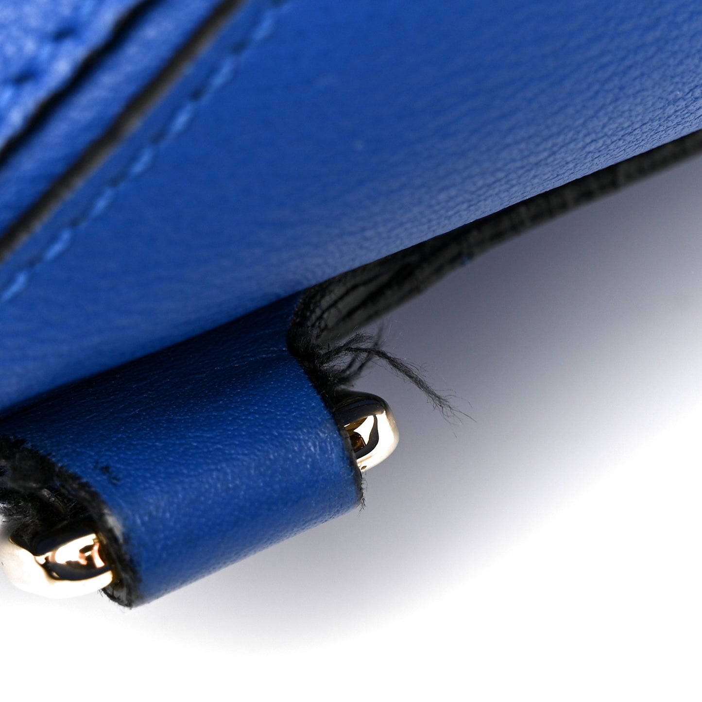 Calfskin Medium Puzzle Bag Marine