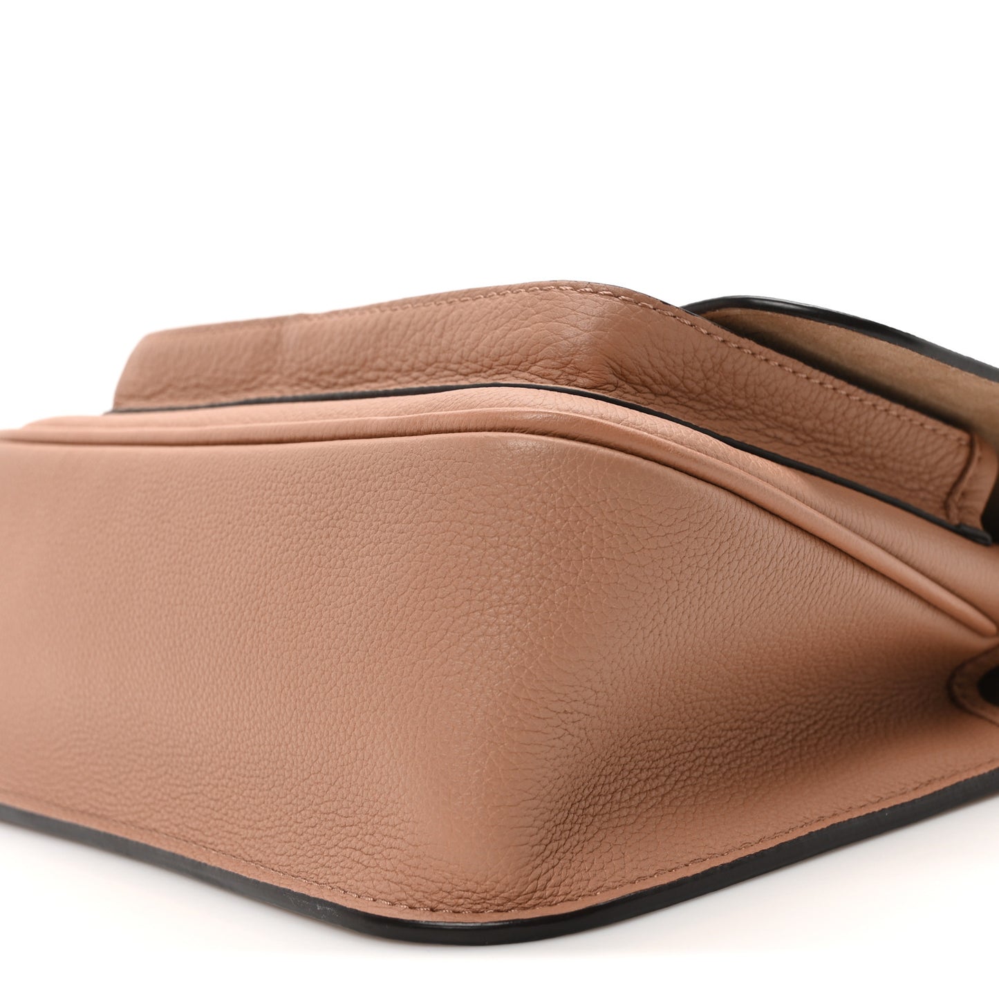 Grained Calfskin Lockme Chain Bag PM Rose Silk
