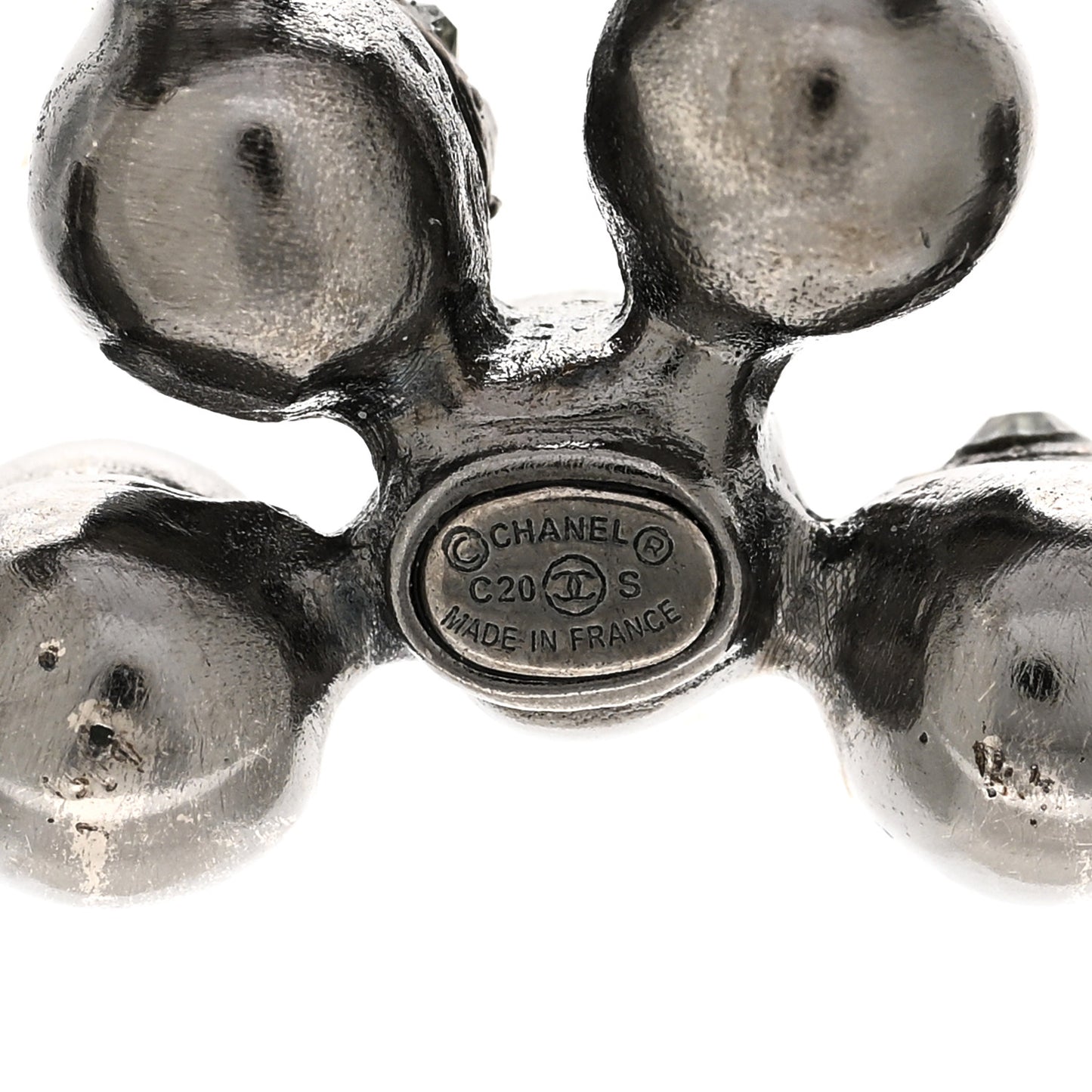 Ruthenium Crystal CC Brooch
