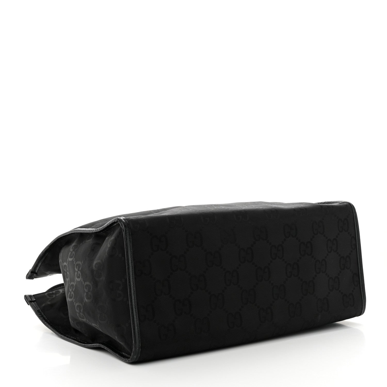 Gucci Econyl Nylon Monogram Large Off The Grid Tote Bag Black 4 of 9