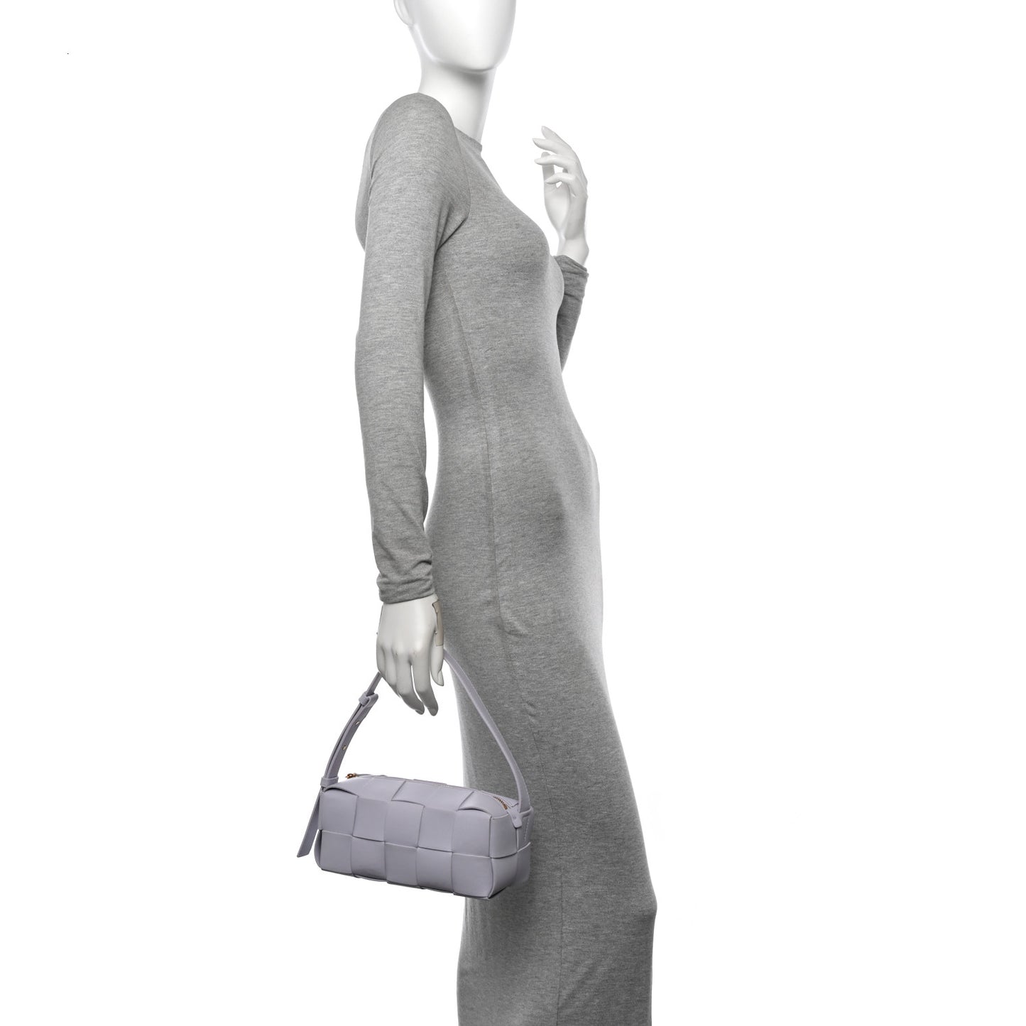 Lambskin Maxi Intrecciato Small Brick Cassette Bag Mirth Washed