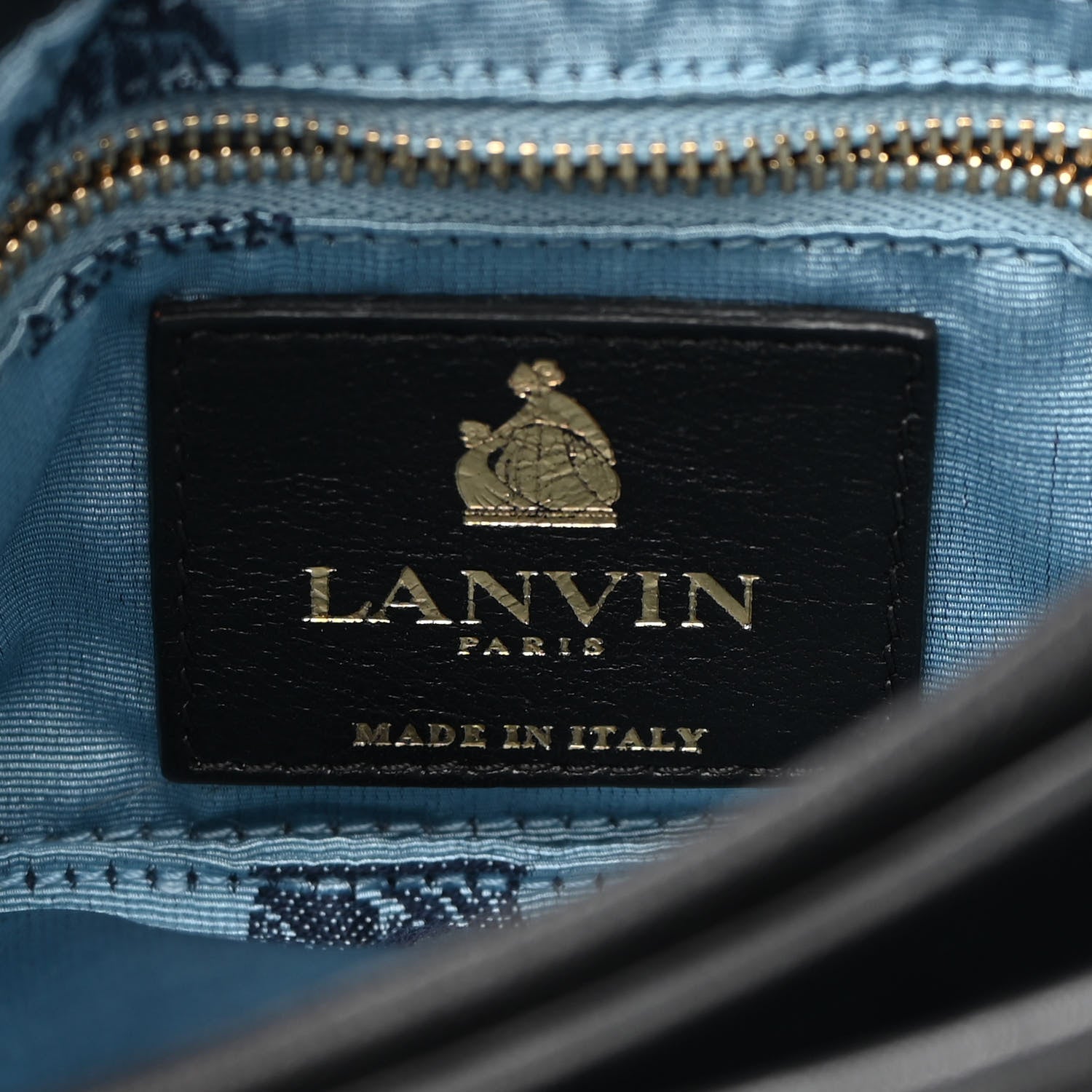 Lanvin Lambskin Quilted Mini Sugar Flap Shoulder Bag Black 5 of 7