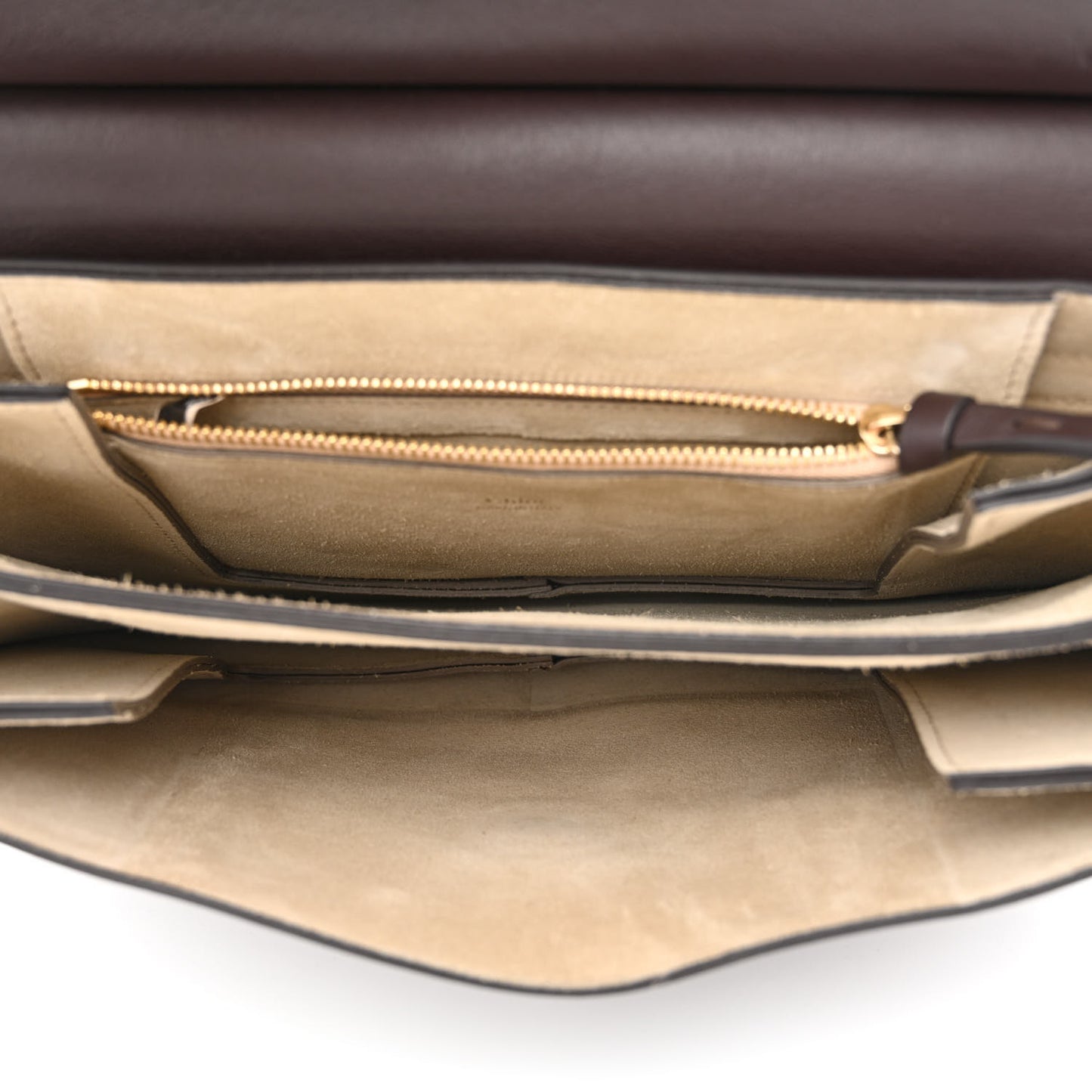 Calfskin Suede Medium Faye Shoulder Bag Dark Purple