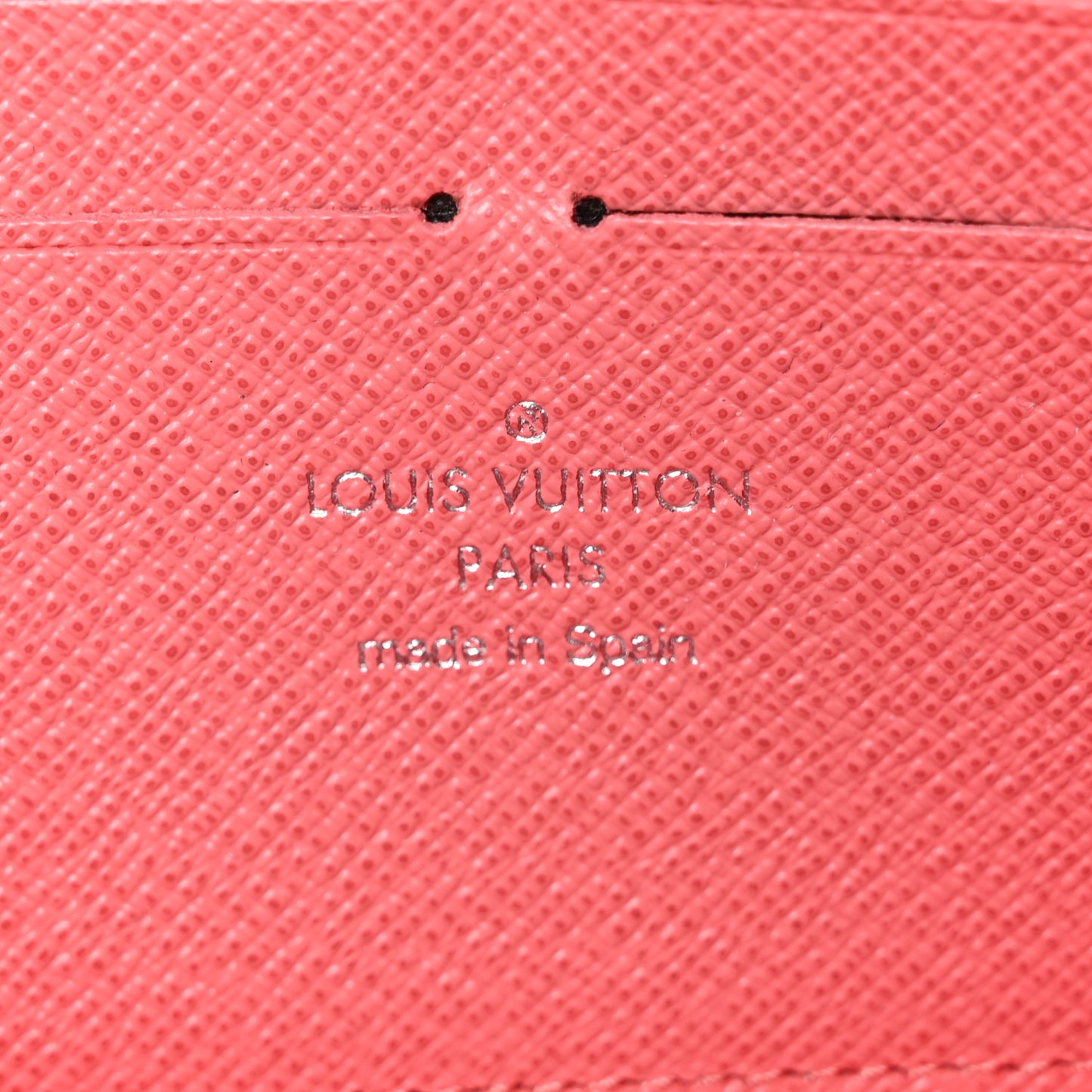 LOUIS VUITTON Epi Zippy Wallet Corail