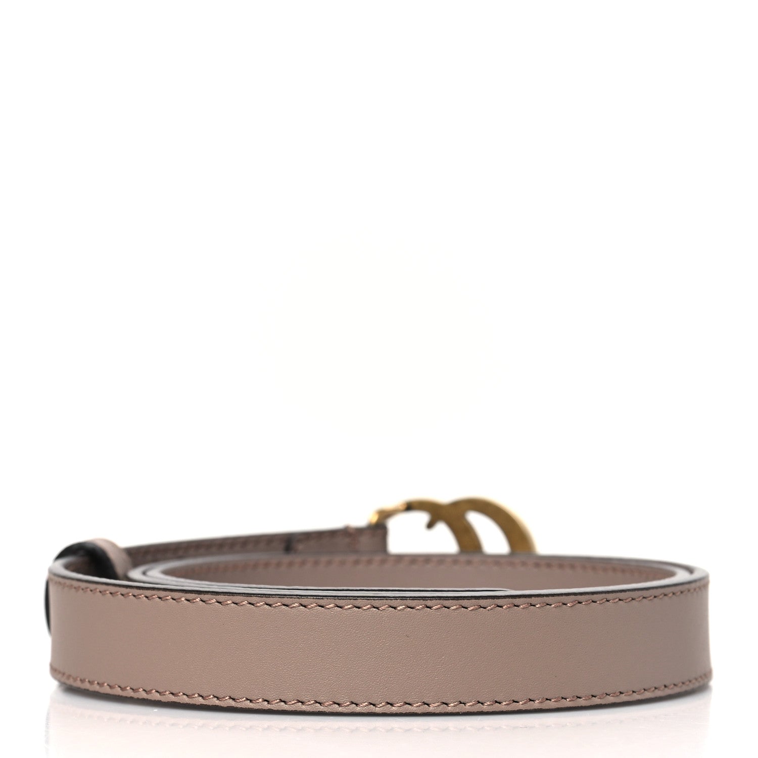 Gucci Calfskin Double G 20mm Belt 75 30 Porcelain Rose 3 of 6