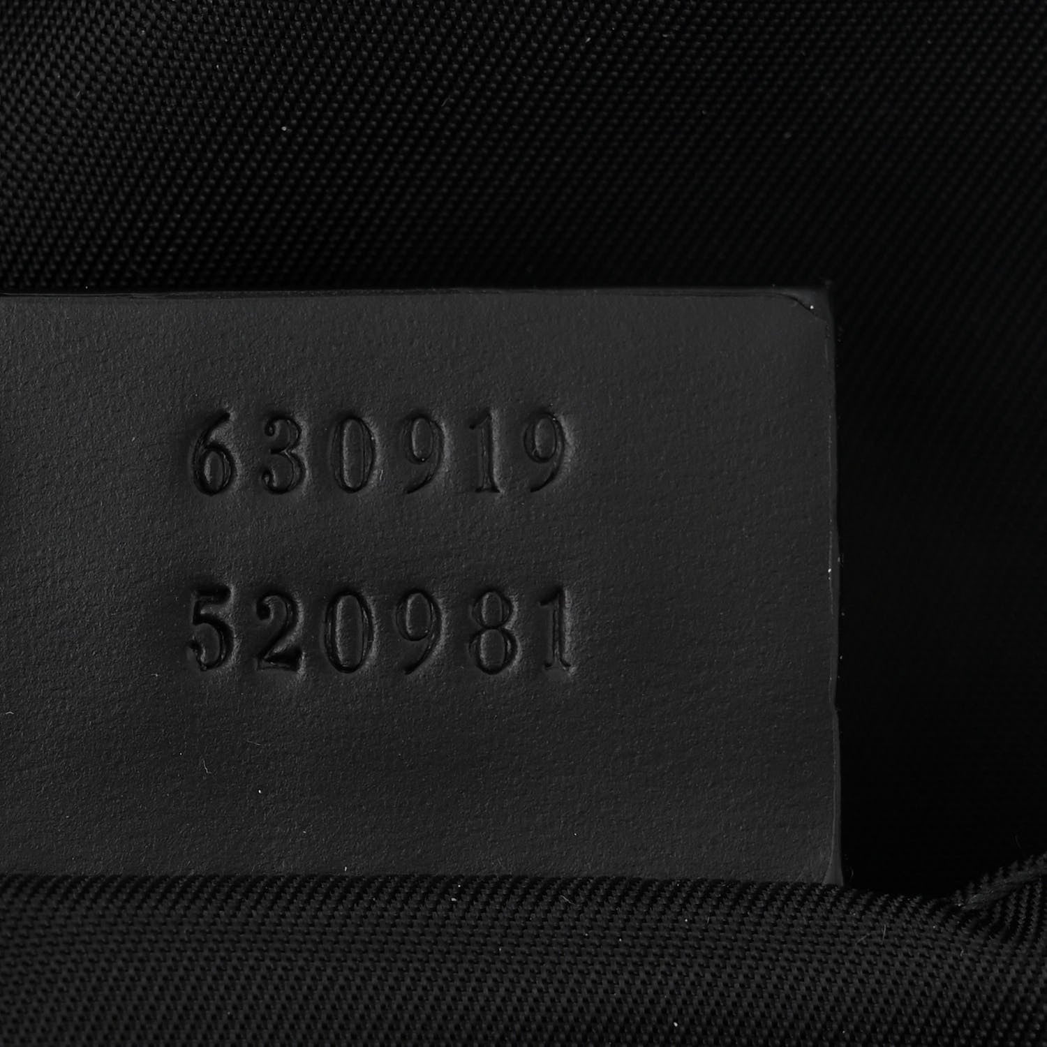 Gucci Canvas Web Slim Belt Bag Black 7 of 10