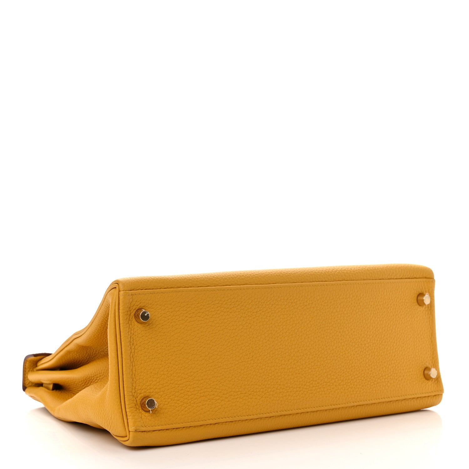 Hermes Togo Kelly Retourne 32 Jaune Ambre 4 of 15