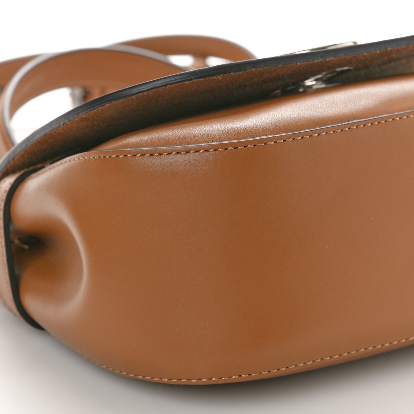 Calfskin Small Amberley Satchel Braun
