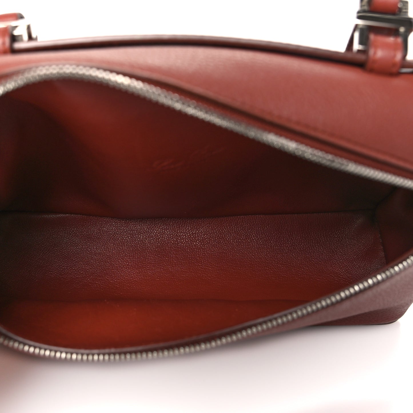 Grained Calfskin L19 Extra Pocket Pouch Kummel