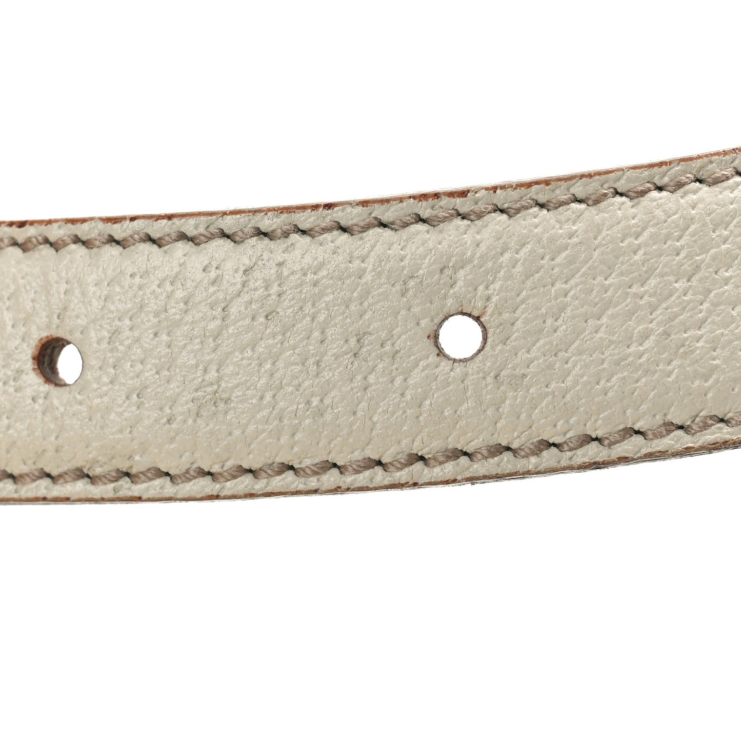 Monogram Horsebit Shoulder Bag Off White