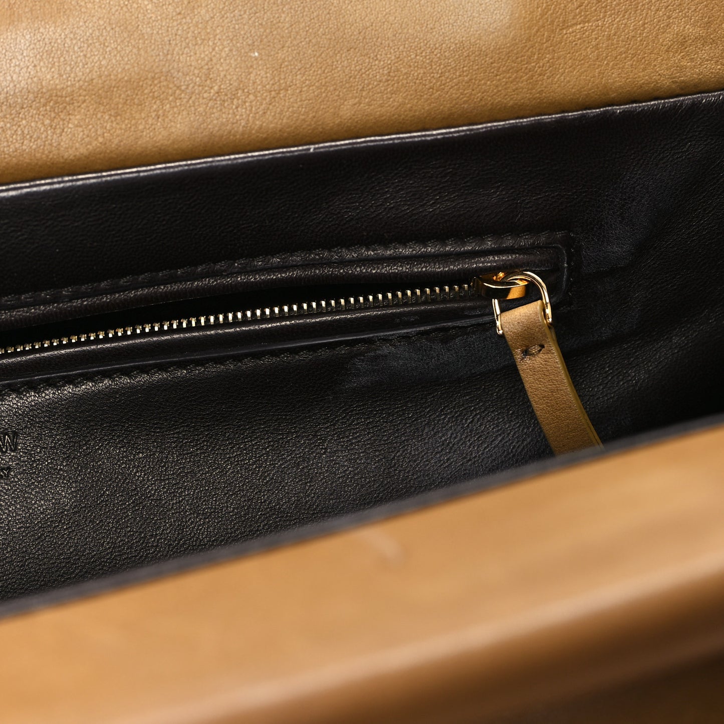 Saddle Calfskin Sienna Shoulder Bag Muschio