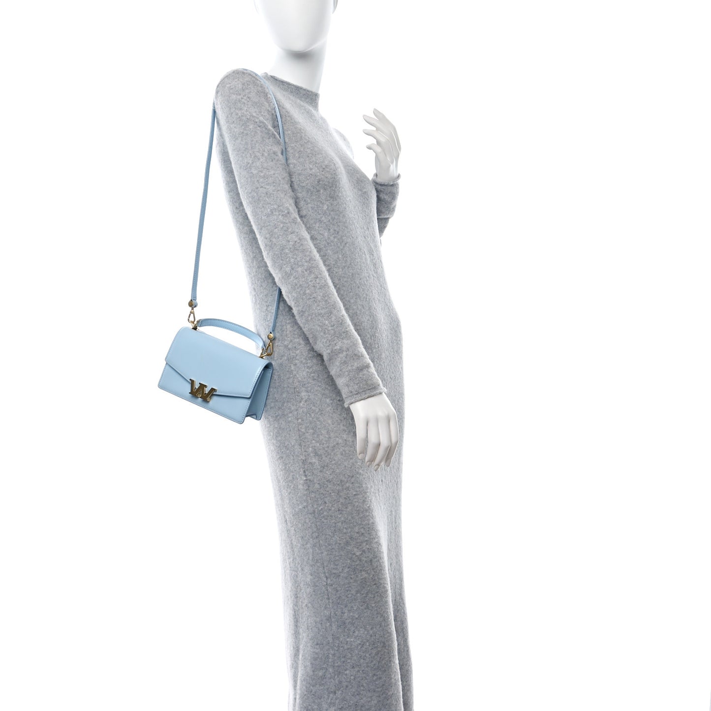 Calfskin Mini Legacy Satchel Blue
