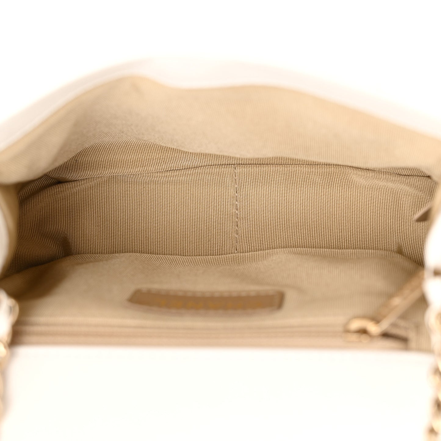 Lambskin Quilted Studded Beauty Begins Flap White