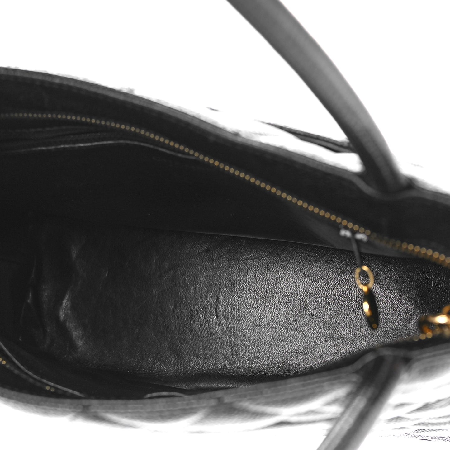 Caviar Quilted Medallion Tote Black