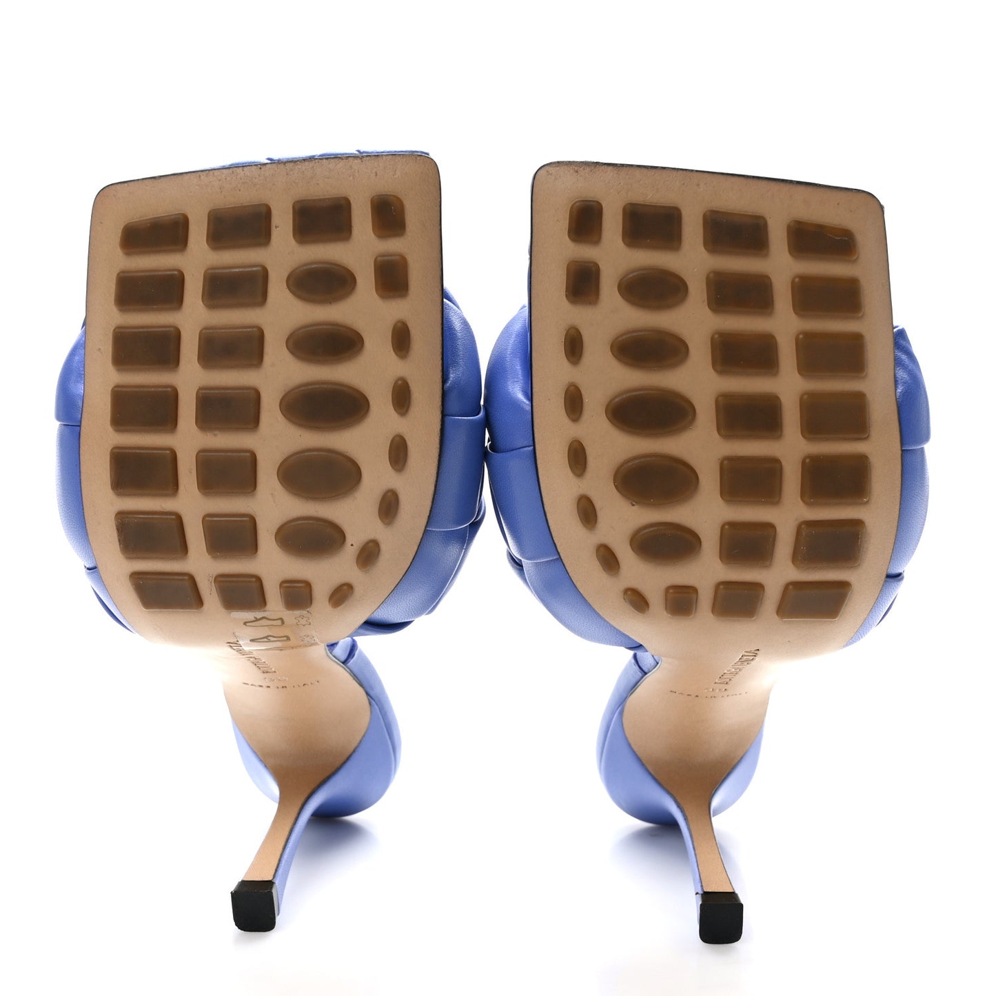 Nappa Maxi Intrecciato Lido 90mm Mule Sandals 39 Indigo