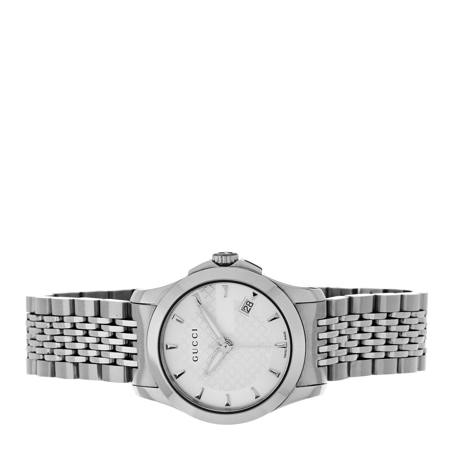 Gucci Stainless Steel 27mm G-Timeless Quartz Watch 2 of 5