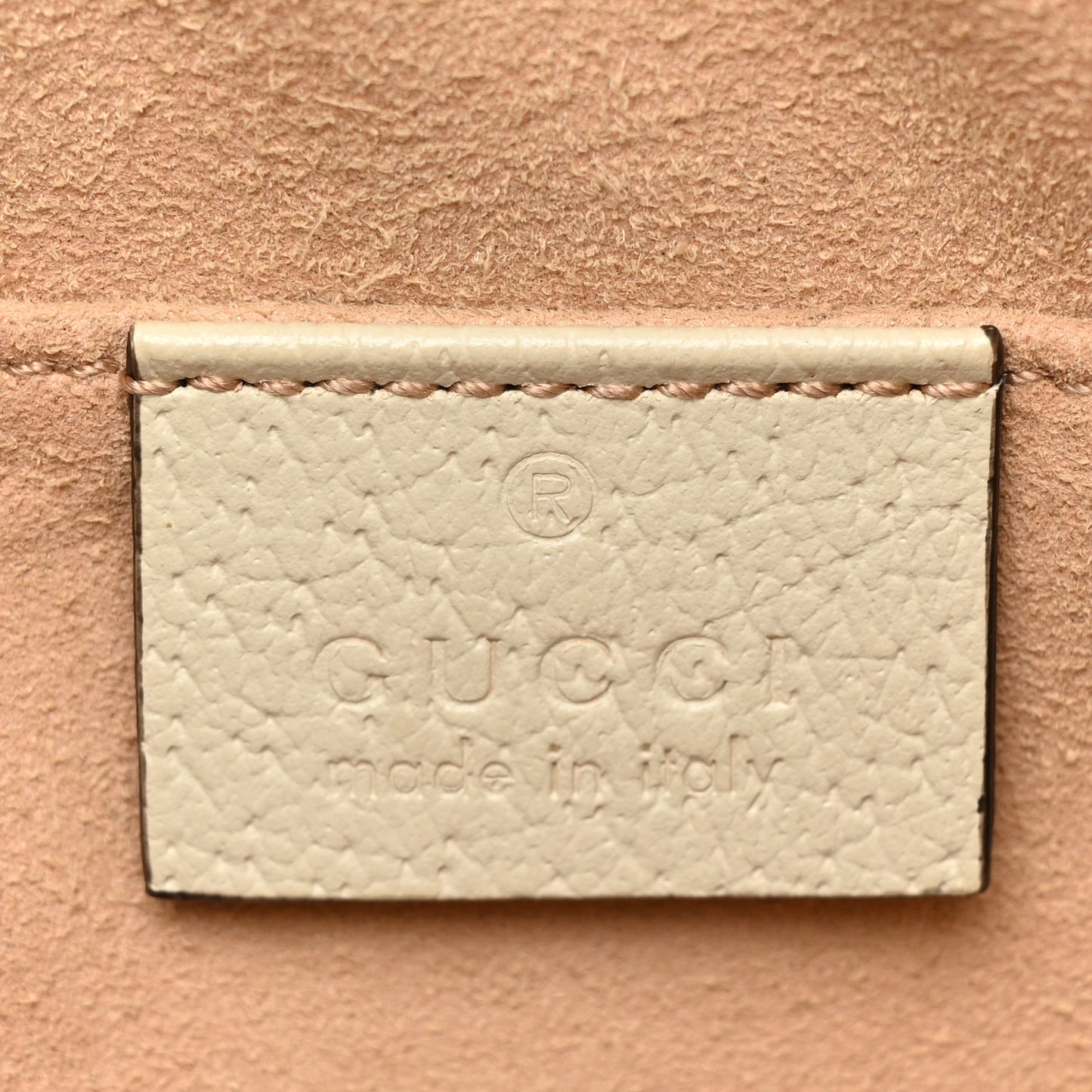 GG Supreme Monogram Textured Calfskin Web Mini Ophidia Shoulder Bag Beige Ebony Mystic White