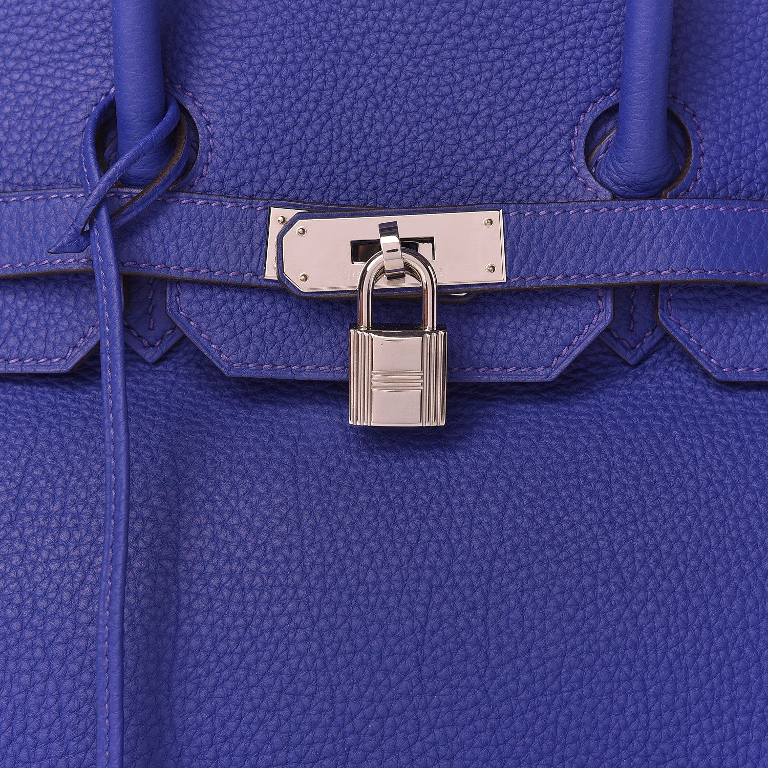 Hermes Togo Birkin 35 Bleu Electrique 34 of 35