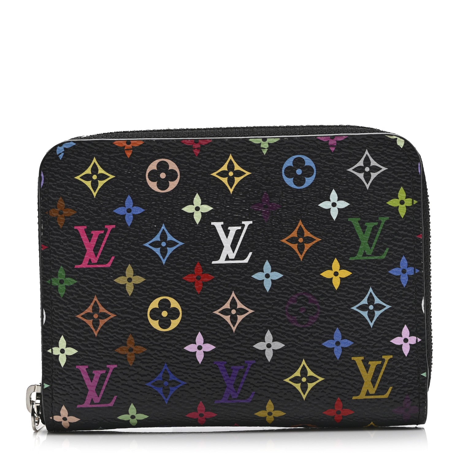 Louis Vuitton LV x TM Monogram Multicolor Zippy Coin Purse Black