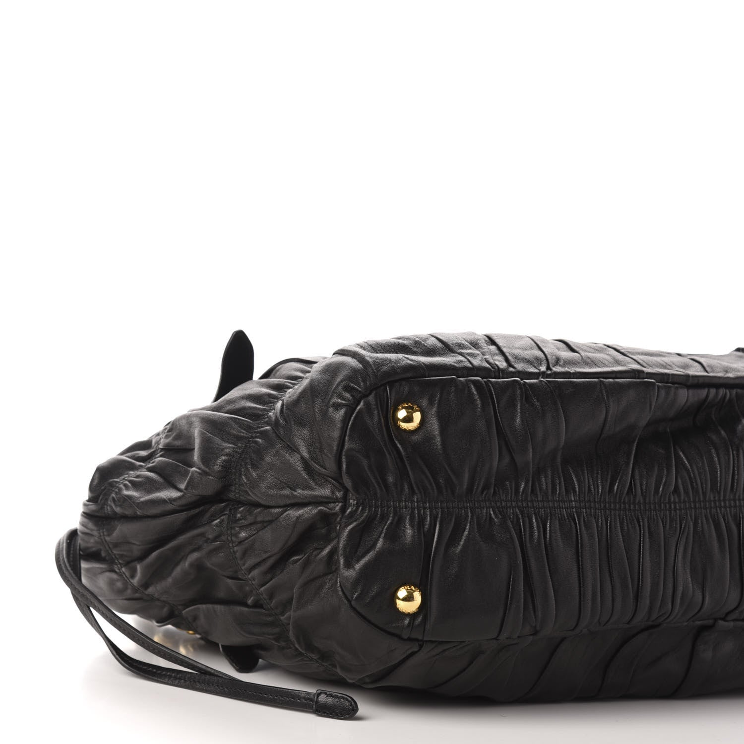 Prada Nappa Gaufre Antik Tote Black 8 of 11