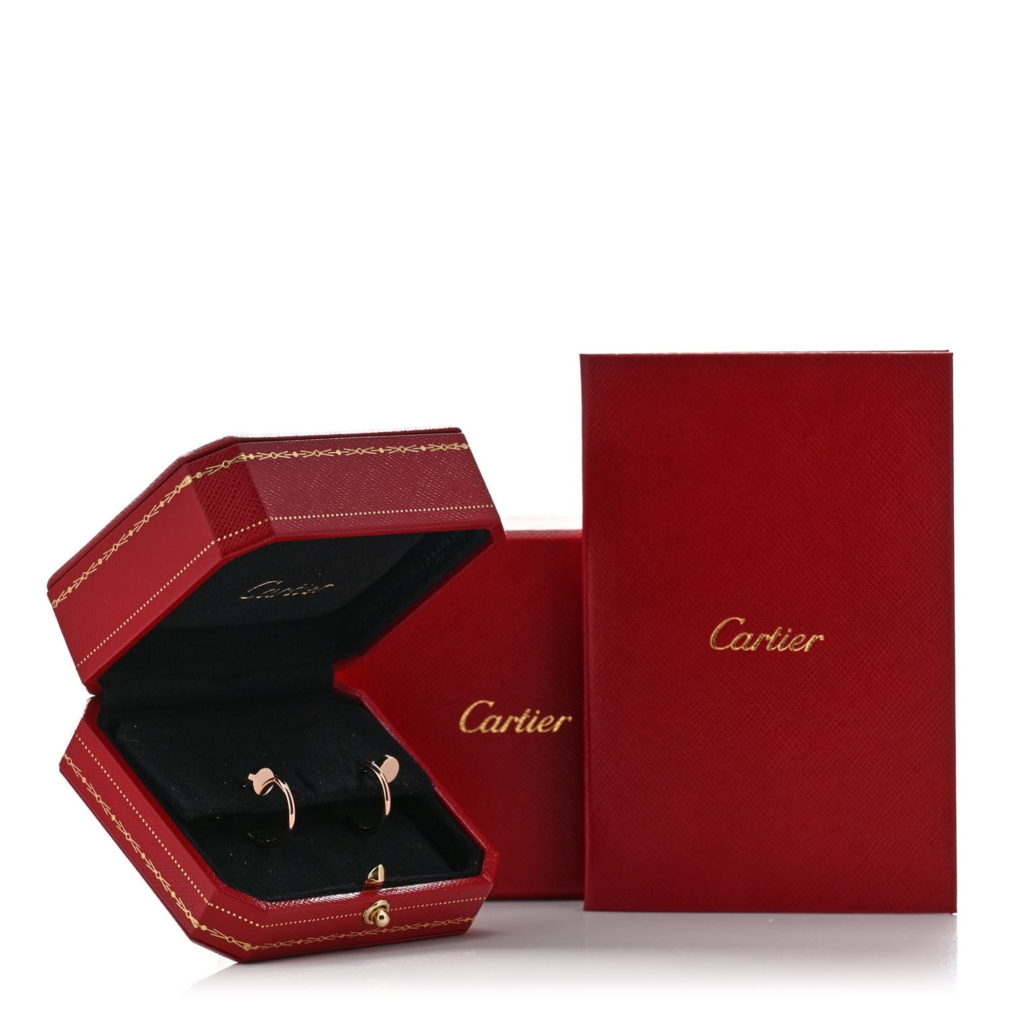 18K Pink Gold Juste Un Clou Hoop Earrings