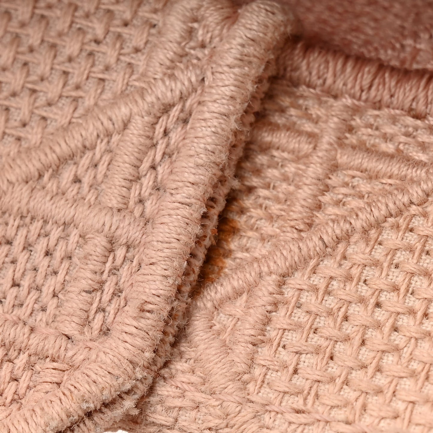 Canvas Embroidered Cannage Medium Book Tote Bois de Rose