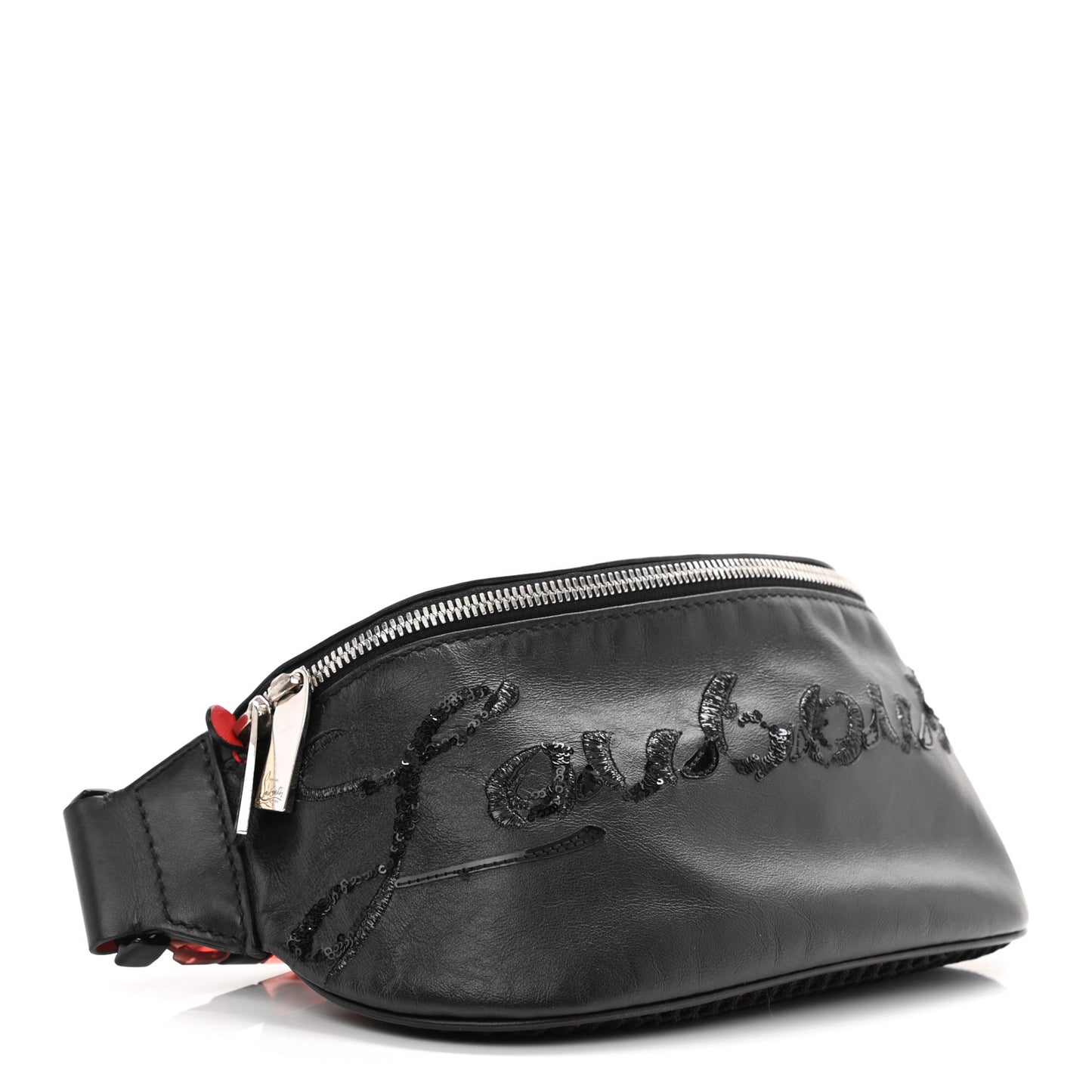Calfskin Marie Jane Belt Bag Black