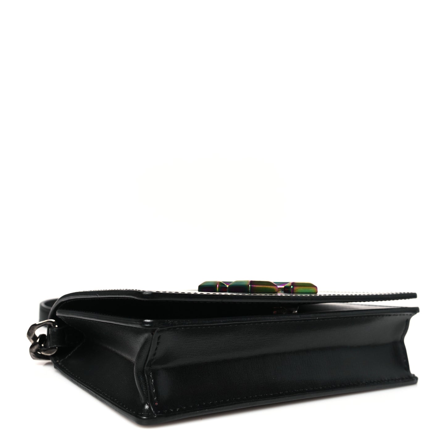 Calfskin Jitney 0.5 Crossbody Bag Black