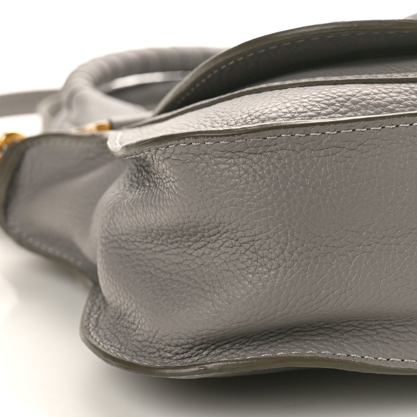 Calfskin Small Marcie Satchel Cashmere Grey