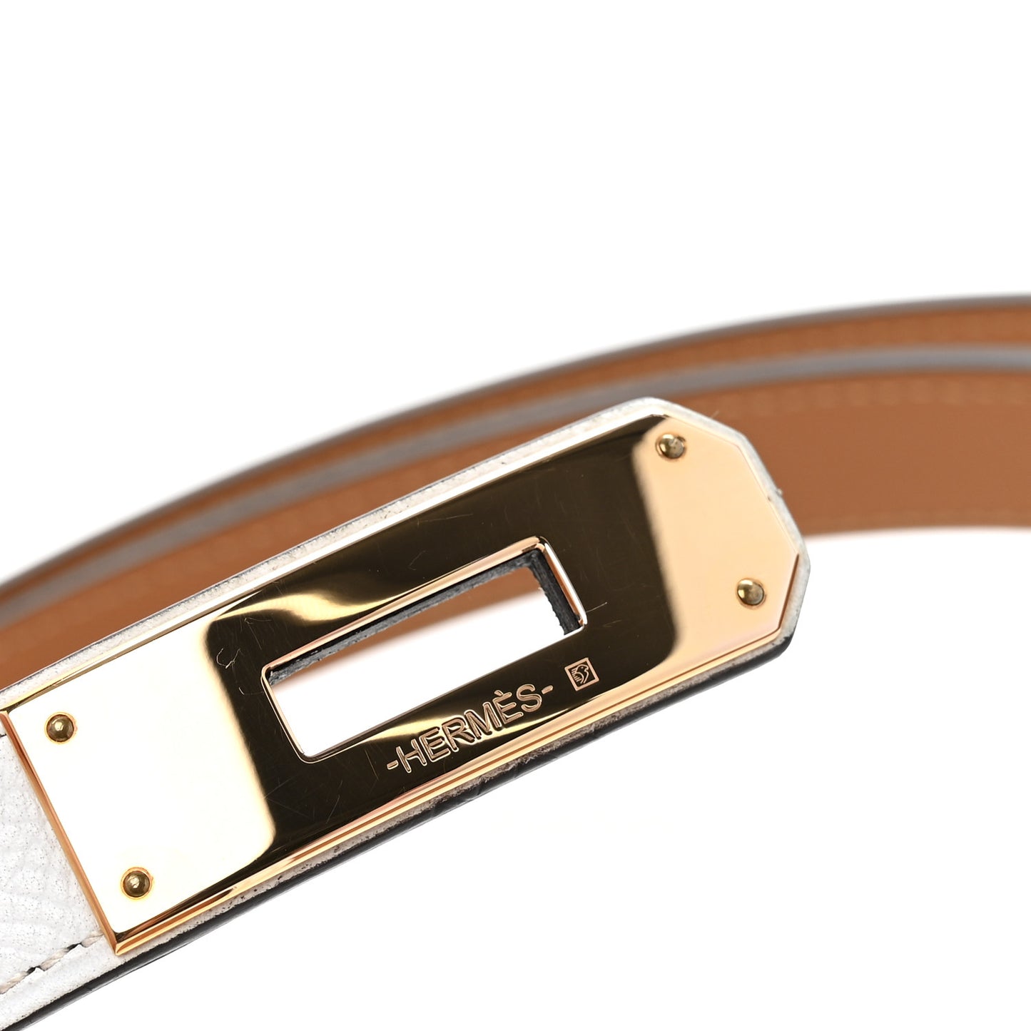 Epsom Kelly Belt White