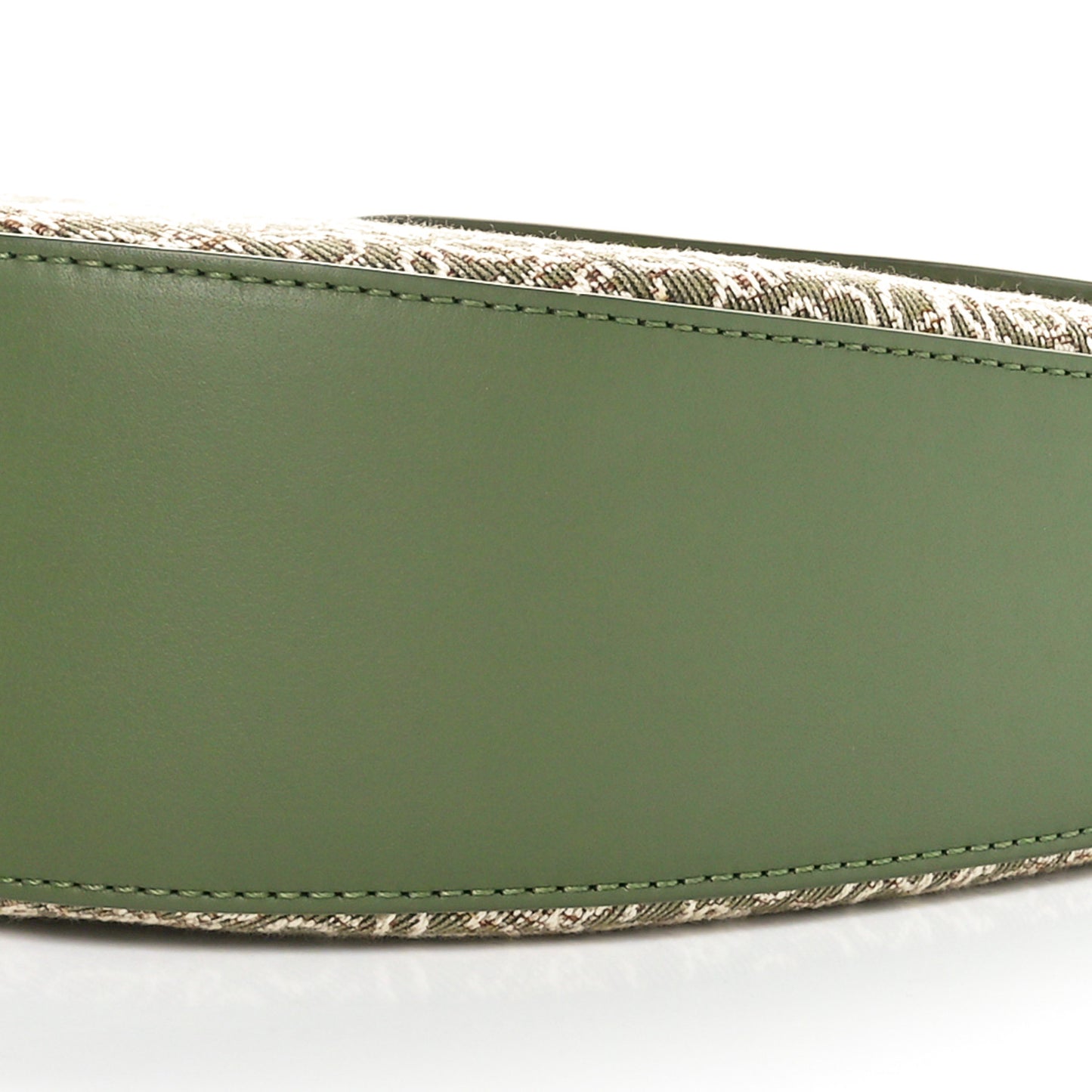 Jacquard Anagram Calfskin Luna Bag Avocado