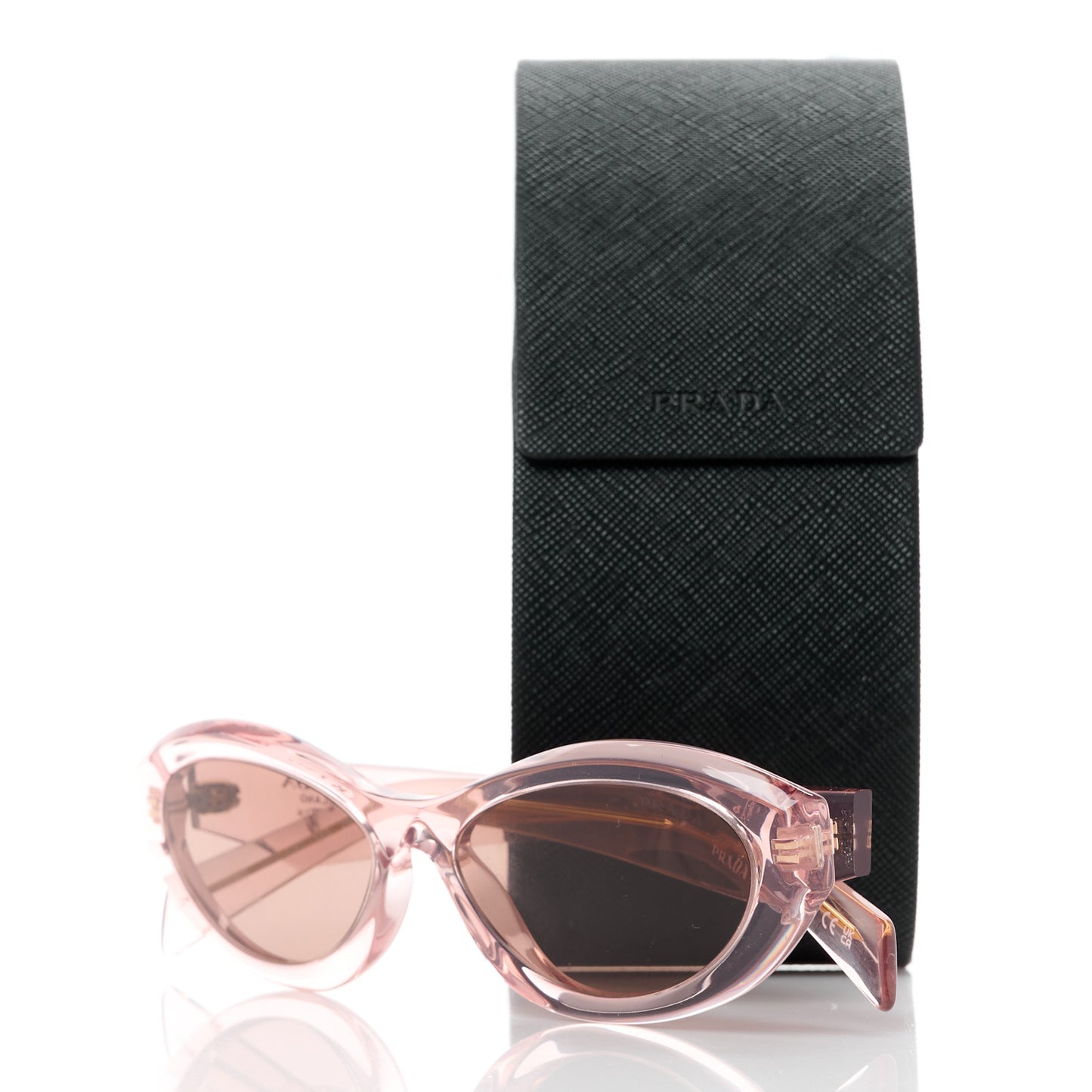 Acetate Cat Eye SPR26Z Sunglasses Transparent Pink